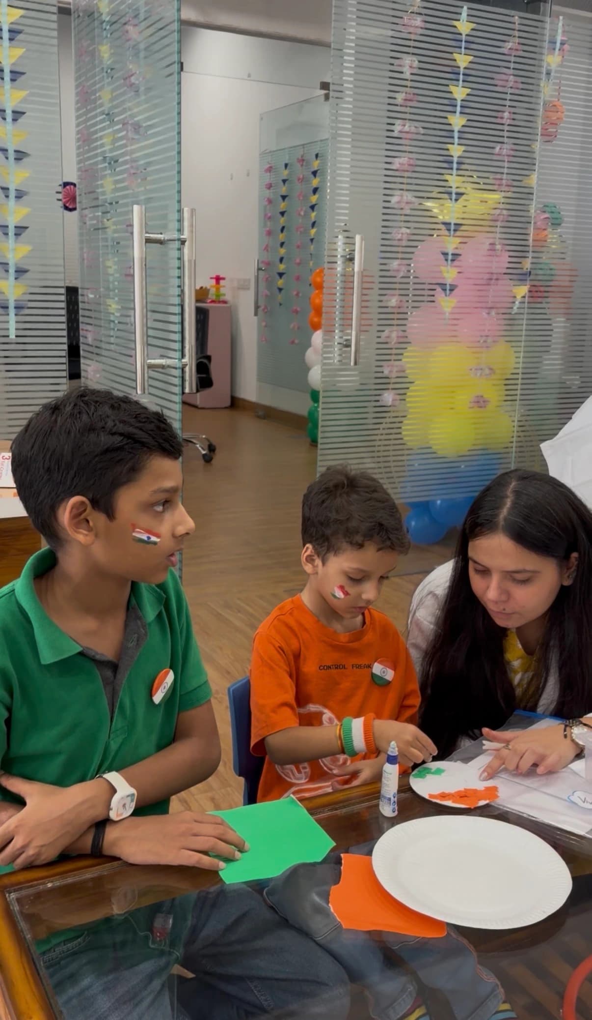 A psychologist in an interactive session with a child at Devine